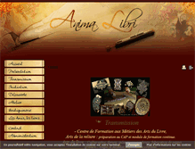 Tablet Screenshot of anima-libri.fr